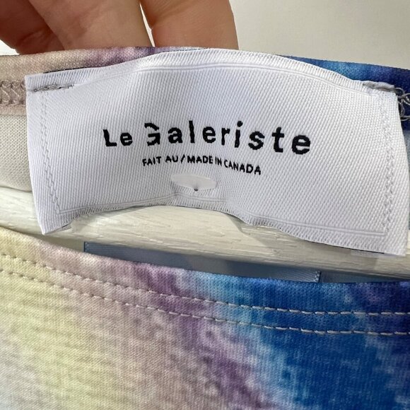 Le Galeriste wearable art Felicia dress, blue, Size S/M - Picture 6 of 8